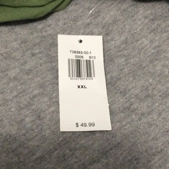 Old Navy Womens Cotton Button Front Midi Dress Green Gauzy Tie Belt Size 2XL - Picture 4 of 8